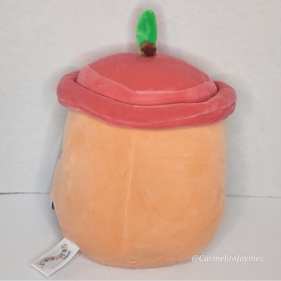 CELIA 🍊 Orange With Bucket Hat FTM Original Squishmallow By Kellytoy NWT - Picture 2 of 8